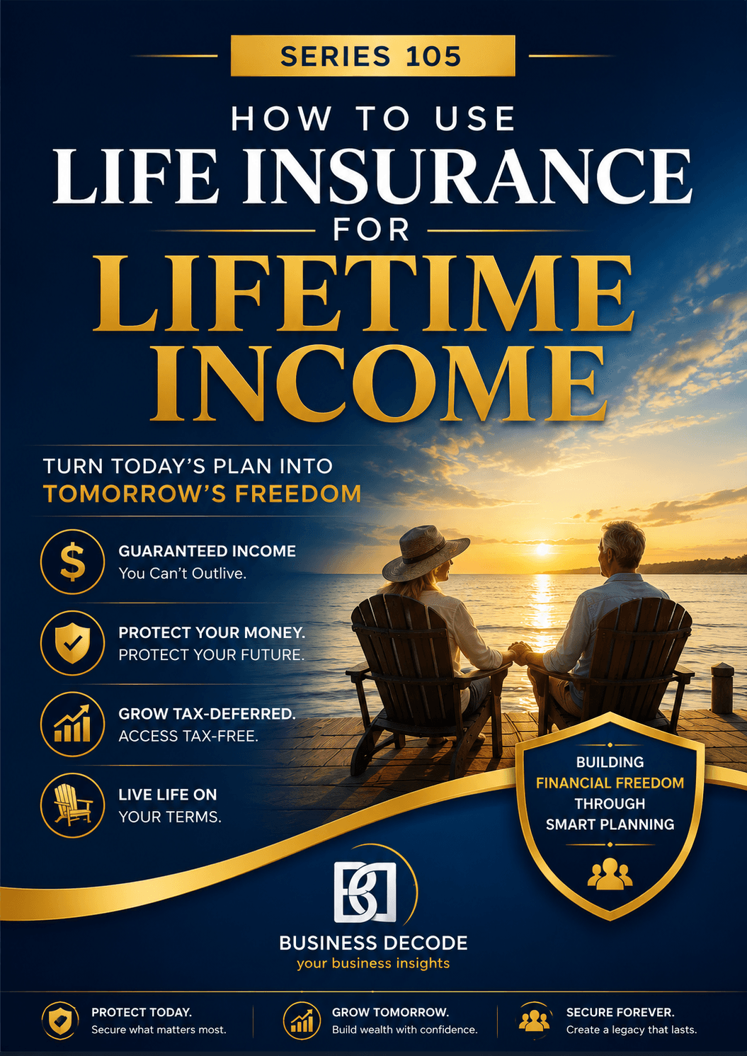 Series 105 cover: How to Use Life Insurance for Lifetime Income