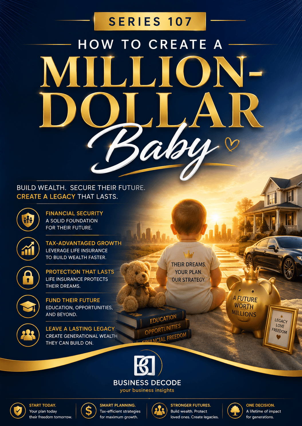 Series 107 cover: How to Create a Million-Dollar Baby Using Life Insurance